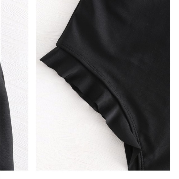 drop armhole backless high cut swimsuit - Picture 7 of 7